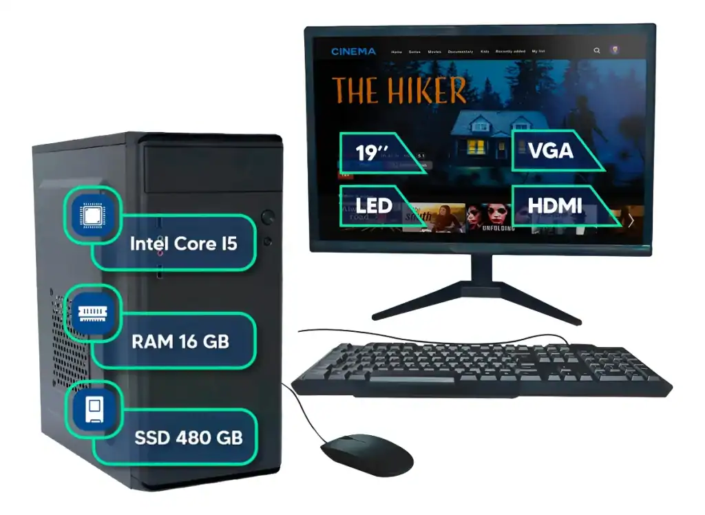 Computador Completo Intel I5