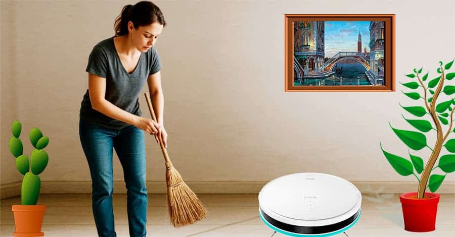 Largue a vassoura e adote um robô aspirador Alexa versátil